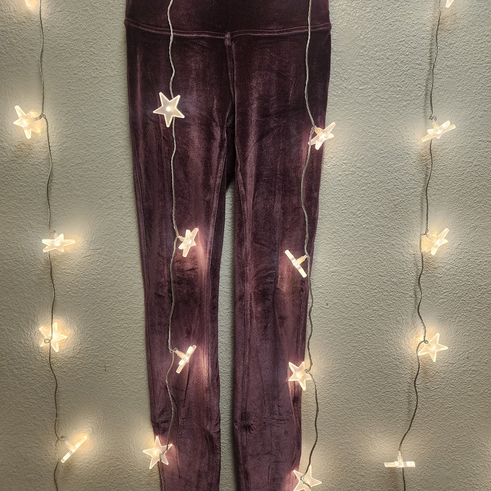 Lululemon Athletica Velvet Leggings - Deep Purple